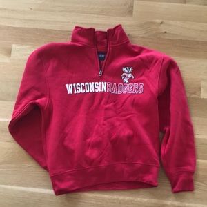 NWOT University of Wisconsin Zip Up